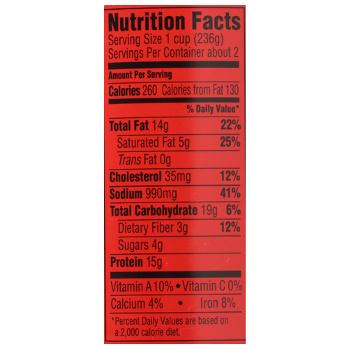 Hormel Chili No Beans Chili 15oz