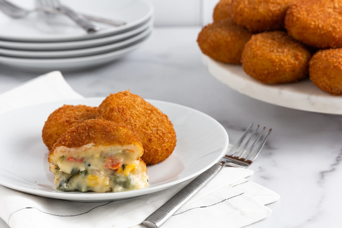 Cheese & Spicy Pepper Potato Ball