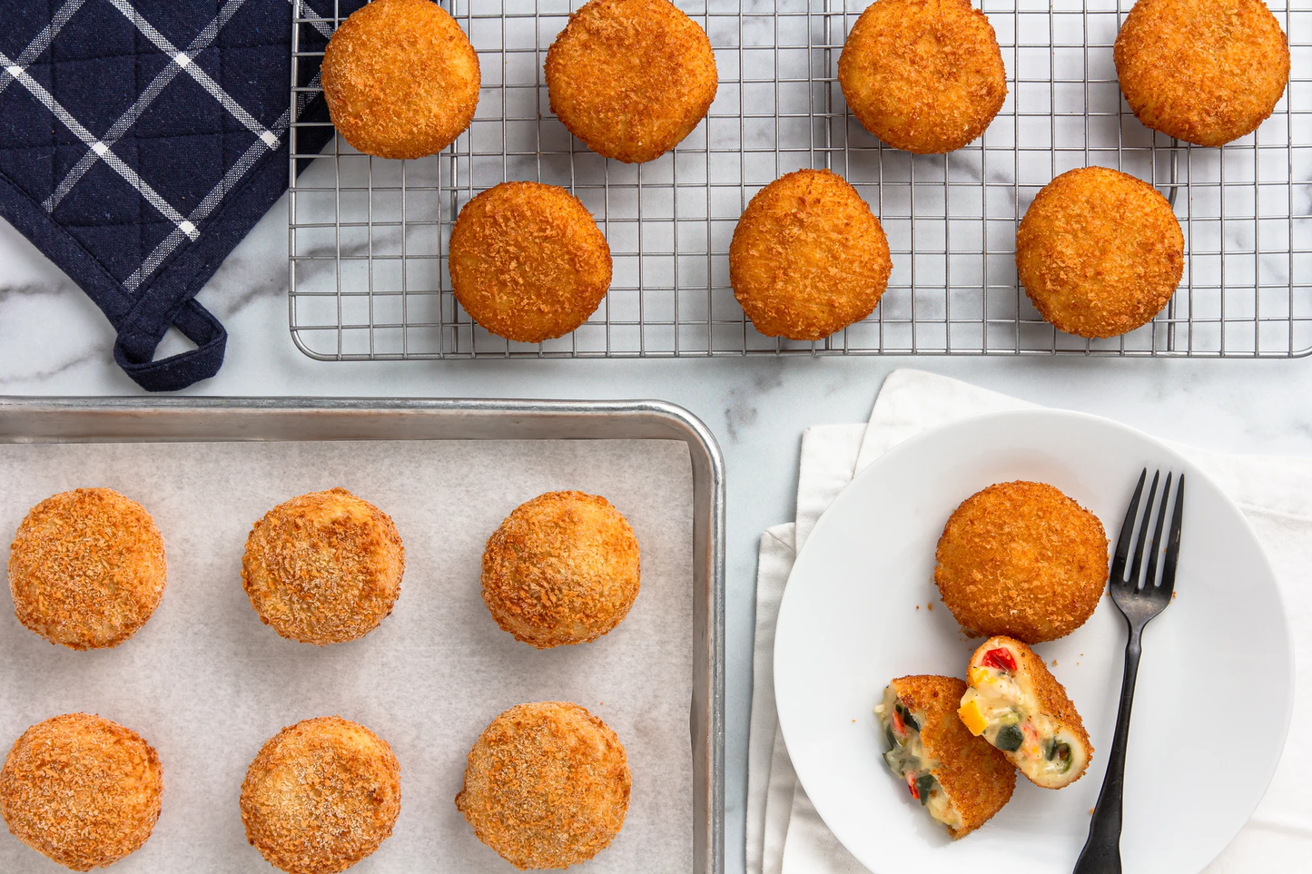 Cheese & Spicy Pepper Potato Ball