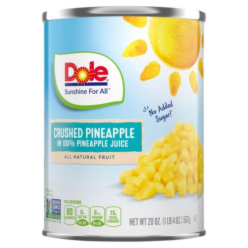 Dole Crushed Pineapple in 100%