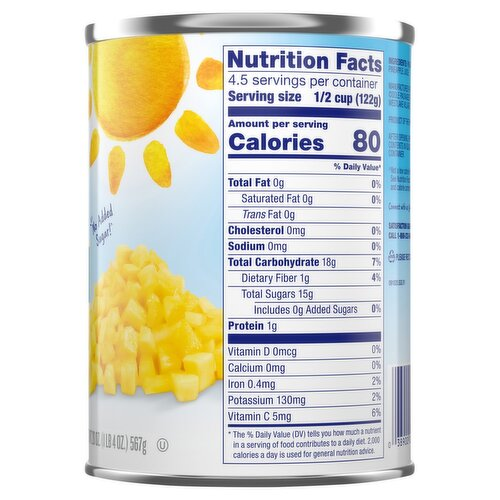 Dole Crushed Pineapple in 100%