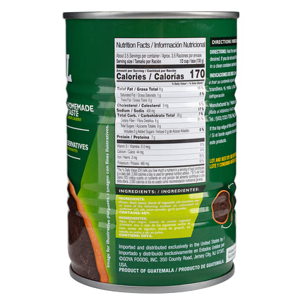Ducal Refried Black Beans