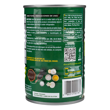 Ducal Refried Black Beans