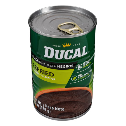 Ducal Refried Black Beans