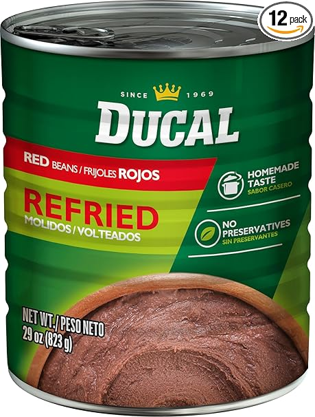 Goya Ducal Refried red Beans