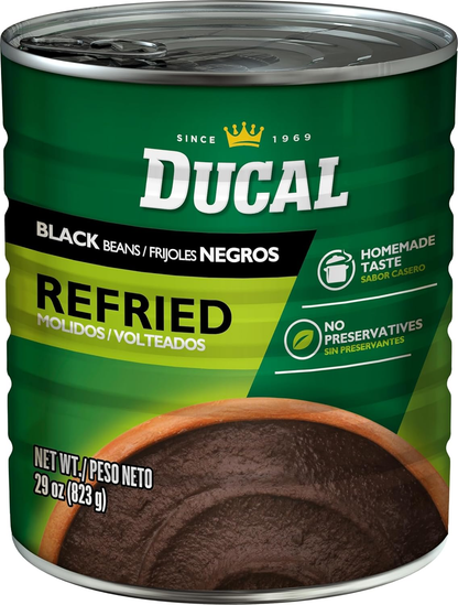 Ducal Refried Black Beans