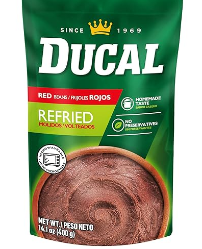 Ducal Refried Red Beans Pouch