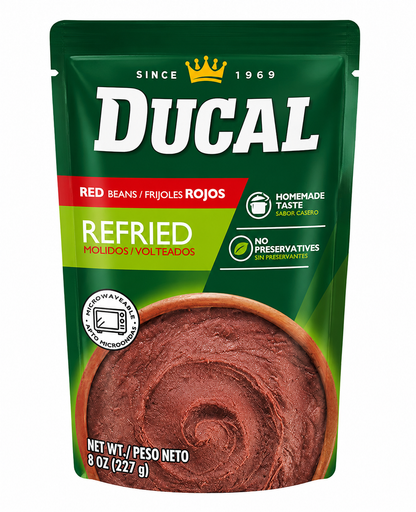 Ducal Refried Red Beans Pouch