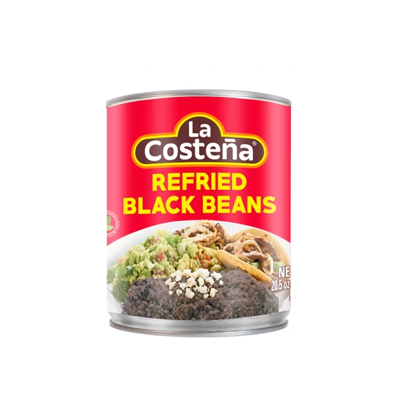 La Costeña Canned Refried Black Beans
