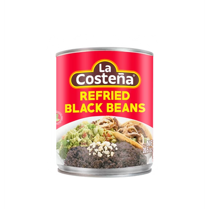 La Costeña Canned Refried Black Beans