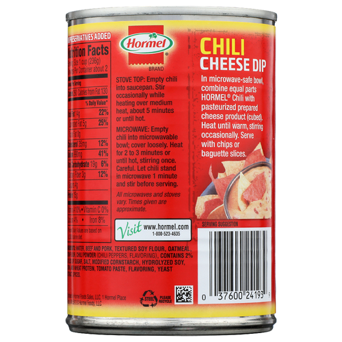 Hormel Chili No Beans Chili 15oz