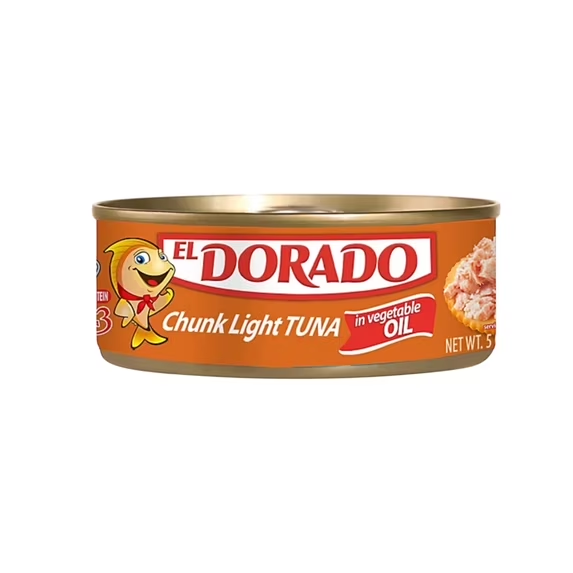 El Dorado Light Tuna in Oil, Easy Open, 5 oz