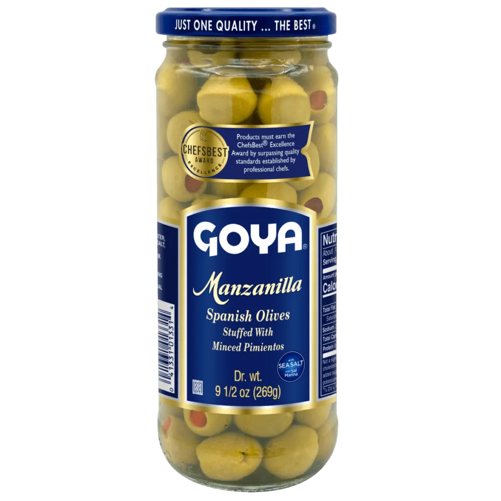 Goya Manzanilla Spanish Olives  Stuffed with Pimientos