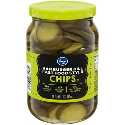Kroger® Hamburger Dill Fast Food Style Chips, 16 fl oz