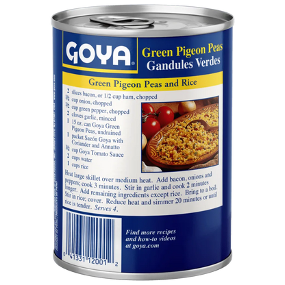 Goya Green Pigeon Peas 15oz