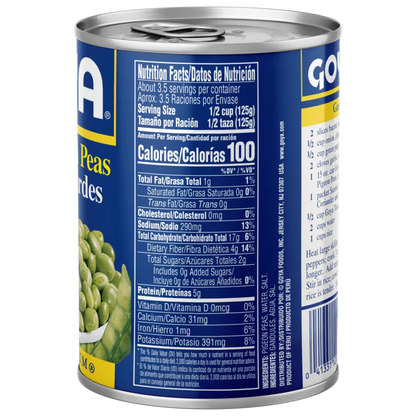 Goya Green Pigeon Peas 15oz