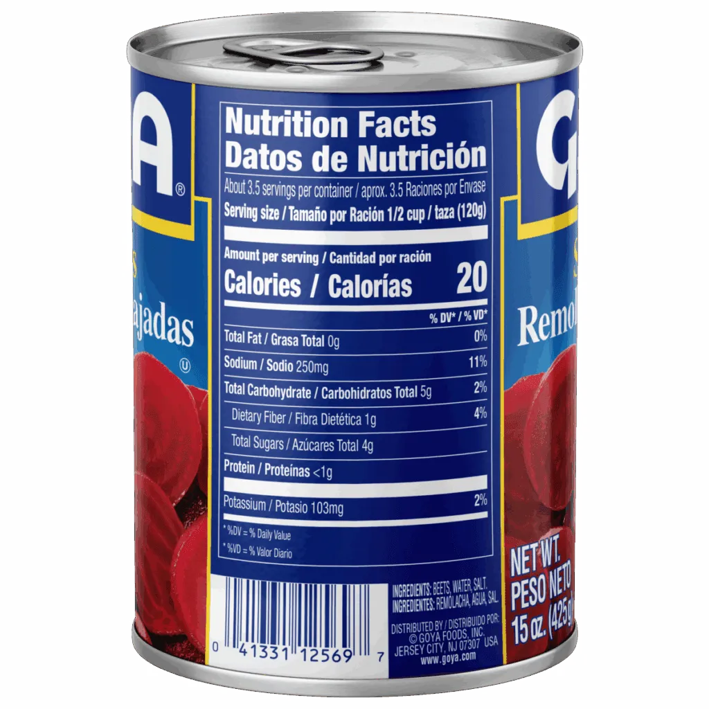 Goya Sliced Beets 15 oz