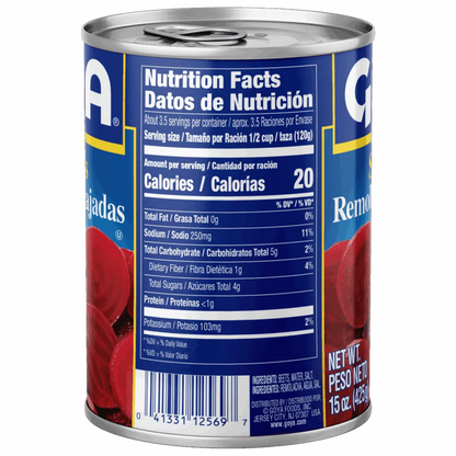 Goya Sliced Beets 15 oz